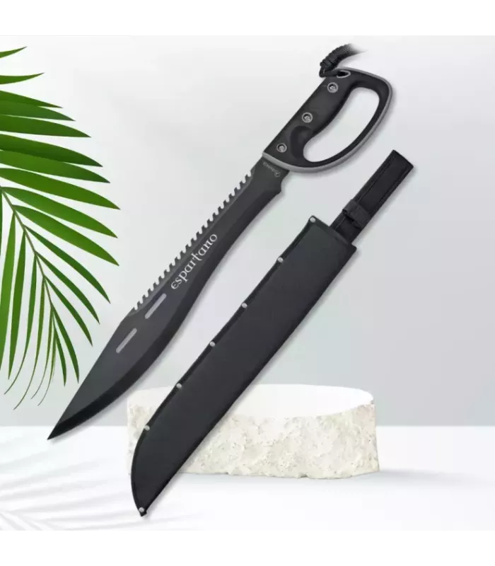 Facão cortacañas espartano, lâmina de 45 cm. ⚔️