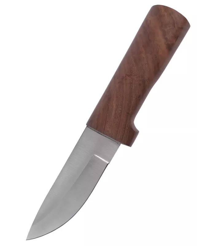 Outdoor-Messer aus Stahl mit Lederscheide (23 cm.) ⚔️