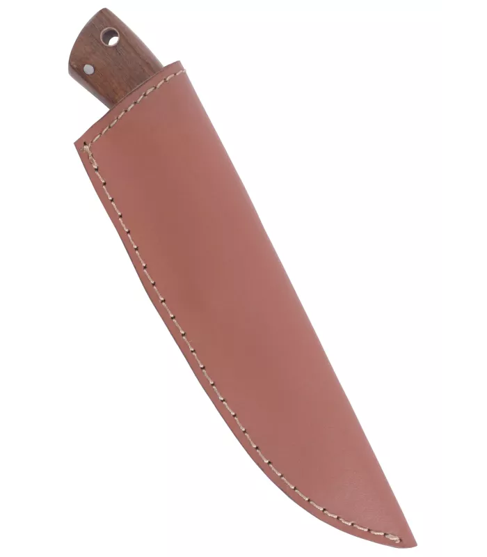 Outdoor-Messer Damastklinge mit Scheide (19,5 cm) ⚔️