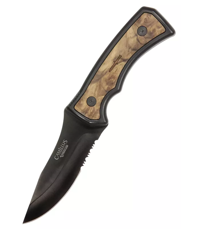 Cuchillo Outdoor Camillus modelo Mountaineer, con funda ⚔️