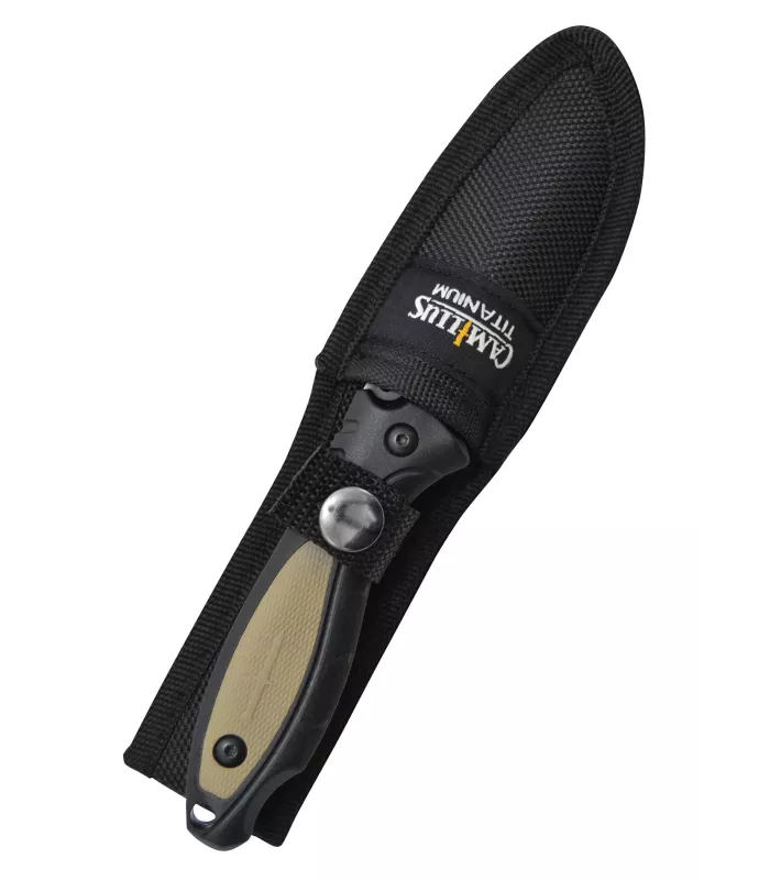 Cuchillo Outdoor Camillus modelo Tigersharp, con funda ⚔️