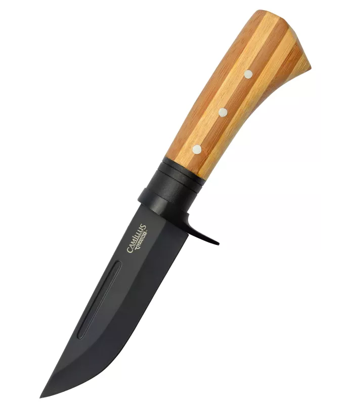 Faca Outdoor Camillus modelo Bamboo, com bainha ⚔️