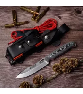 Coltello Cudeman Ness Wolf micarta nera, COMPLETO ⚔️