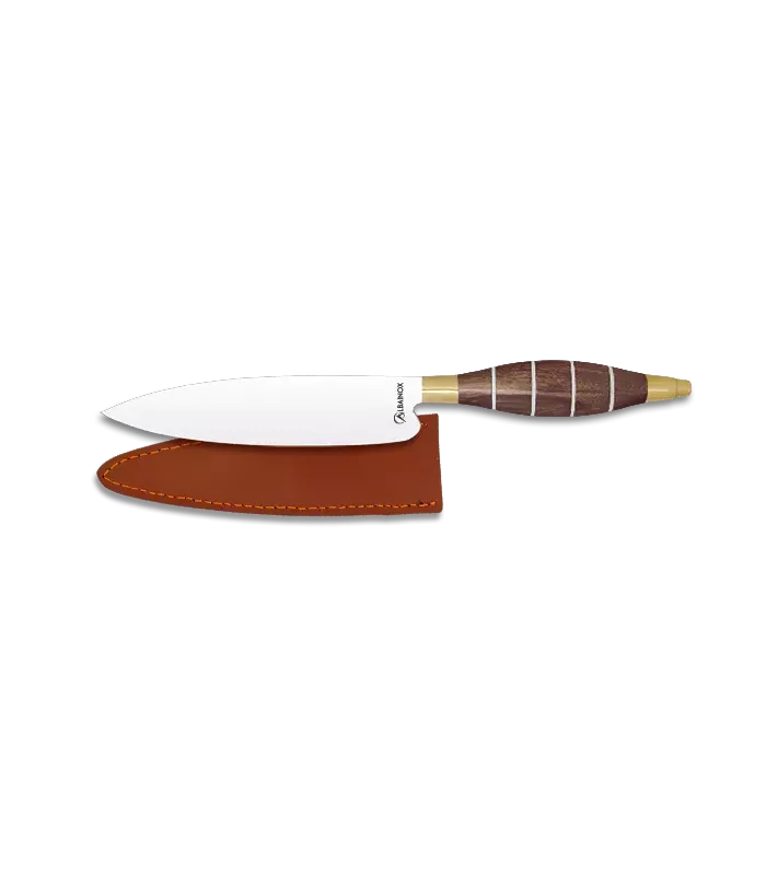 Couteau Canarien, manche en bois d'ébène et ABS ⚔️