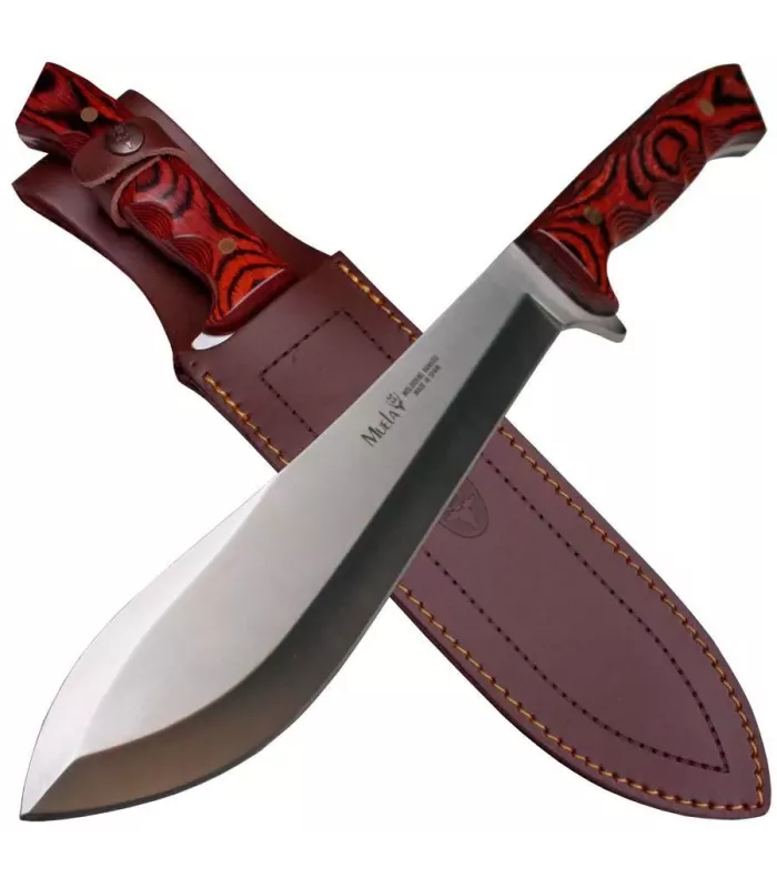 Machete supervivencia de Muela, empuñadura madera natural ⚔️