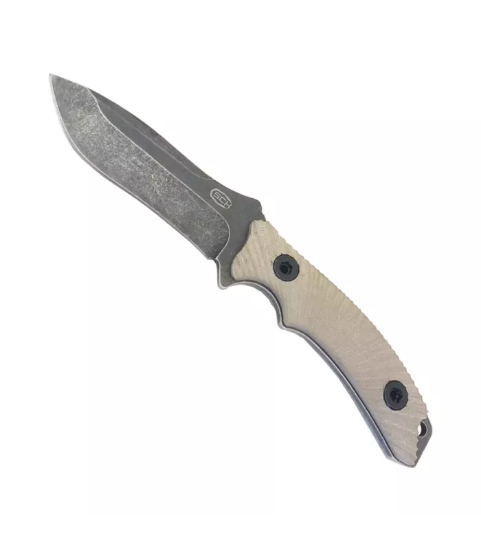 Faca tática SCK lâmina de aço inoxidável com uma única lâmina (23 cm). ⚔️