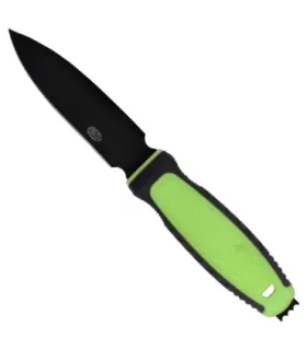 Faca preta-verde de aventura de uma única lâmina SCK (23,5 cm.) ⚔️