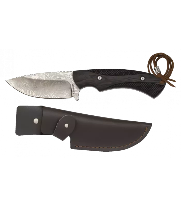 Dekoriertes Albainox-Messer mit Scheide (22,3 cm). ⚔️