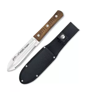Cuchillo Masái Aligator doble filo, con sierra ⚔️