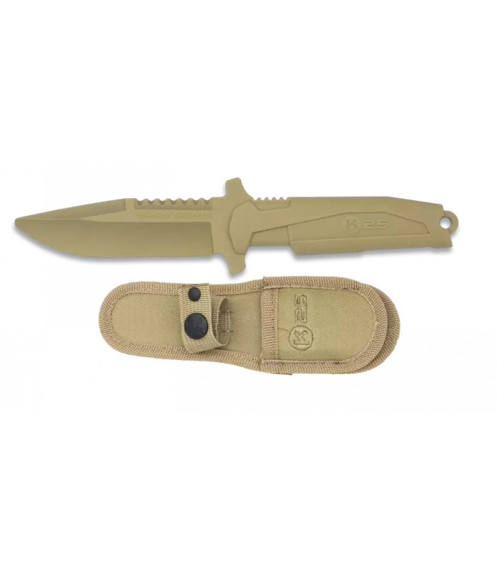 Cuchillo de entrenamiento K25 Coyote, con funda ⚔️