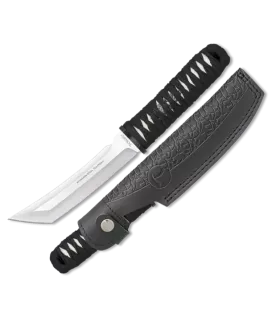 Cuchillo TOKISU con funda de piel, hoja 15 cm. ⚔️