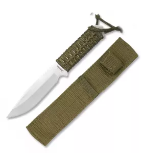 Couteau outdoor avec manche en corde ⚔️