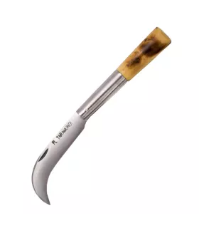 Navaja Artesanal Taramundi, punta curva, madera de boj (16,5 cm.) ⚔️