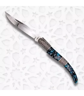 Couteau à cliquet Série Soie Saphir ⚔️
