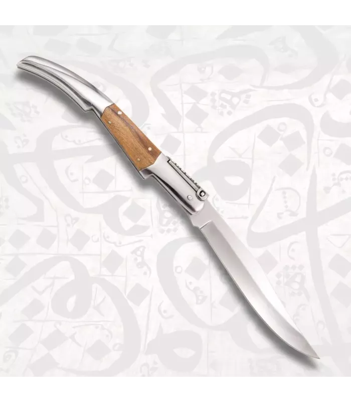 Arabische Carraca-Messer Serie Seide Bernstein (28,5 cm.) ⚔️