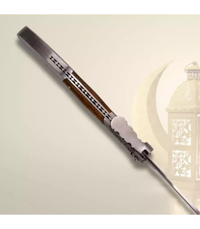 Navaja de Carraca serie Ámbar, mango olivo ⚔️