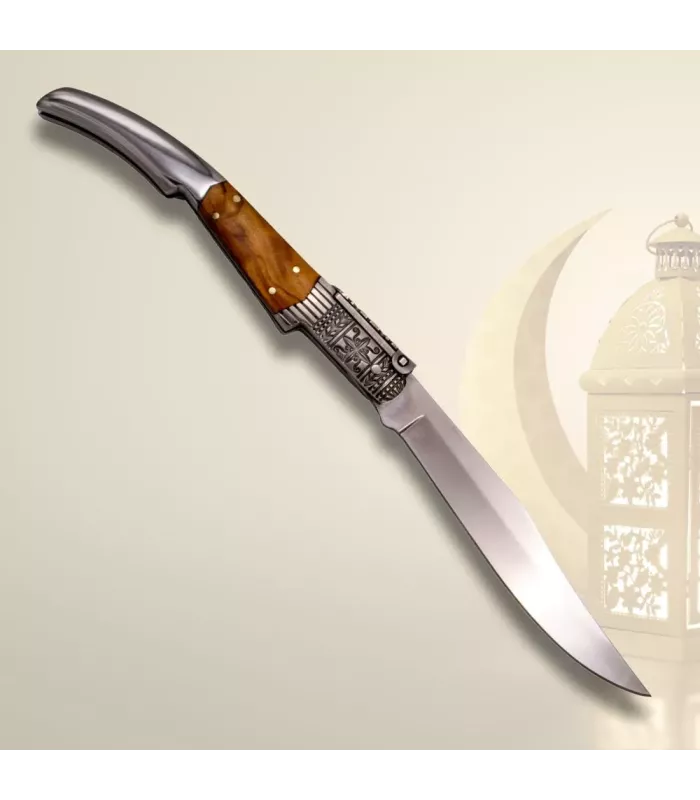 Navaja árabe de Carraca serie Seda Ambar ⚔️