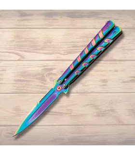 Coltello a ventaglio Rainbow Third, lama di 12 cm. ⚔️