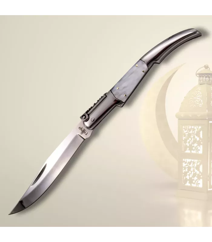Arab pocket knife with crank Third Pearl (24 cm.) ⚔️