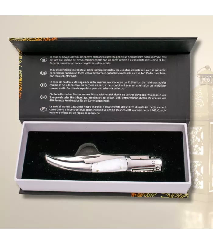 Arab pocket knife with crank Third Pearl (24 cm.) ⚔️