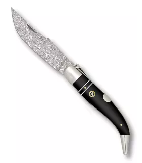 Albainox Karabiner-Messer Modell Teja Damasco (9,50 cm) ⚔️