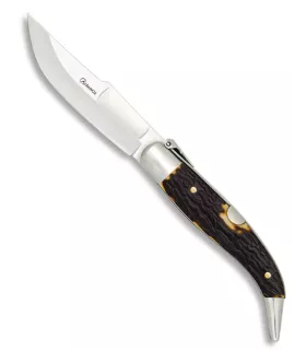 Navaja carraca Albainox modelo Teja imitación asta (8,20 cm.) ⚔️