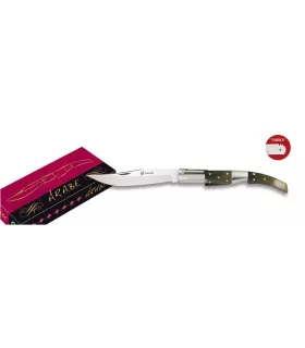Arabische krakmesser met stierenhoofdhandvat (21,70 cm.) ⚔️