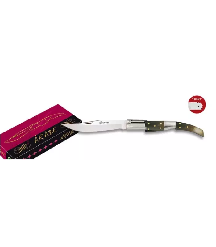 Arabische krakmesser met stierenhoofdhandvat (21,70 cm.) ⚔️
