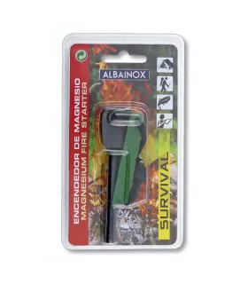 Pedernal o encendecor de magnesio de Albainox ⚔️