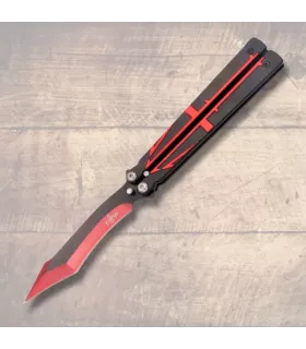 Navaja a farfalla marca Third, lama in acciaio 420 (12,6 cm). ⚔️