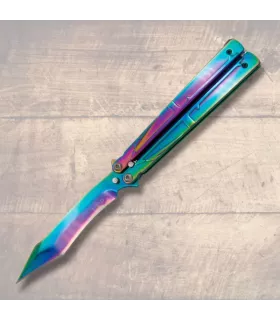 Navajafane Third Rainbow, stålblad 420 12,6 cm. ⚔️