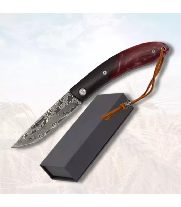 Canivete de campo Albainox, acabamento damasco (16,80 cm) ⚔️