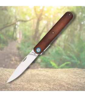 Navaja de campo Albainox empuñadura Aluminio y madera ⚔️