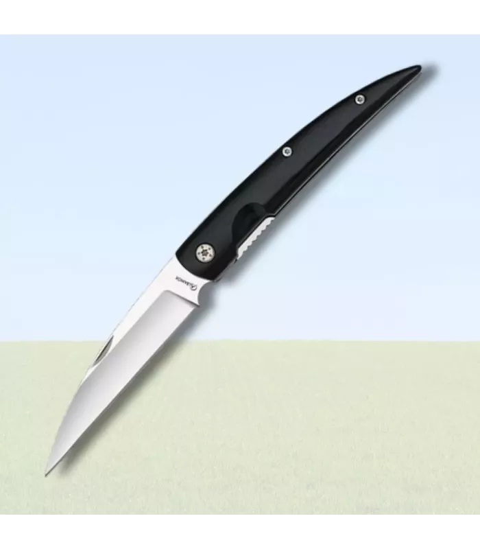 Navaja negra de campo Albainox, pico loro (19,4 cm.) ⚔️