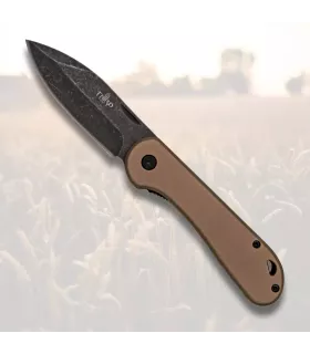 Veldmesje met afgewerkt blad van steen (17,5 cm). ⚔️