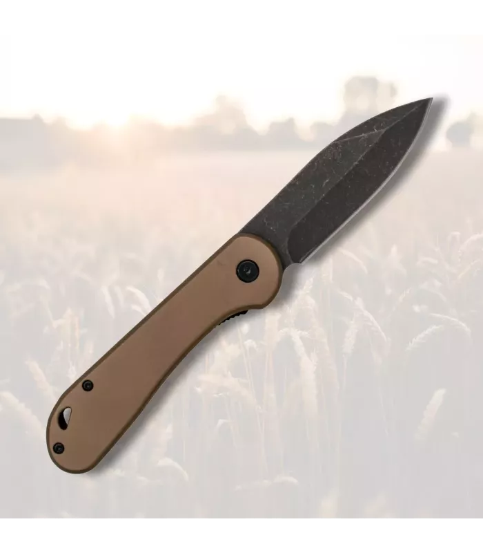 Field knife with stone finish blade (17.5 cm.) ⚔️