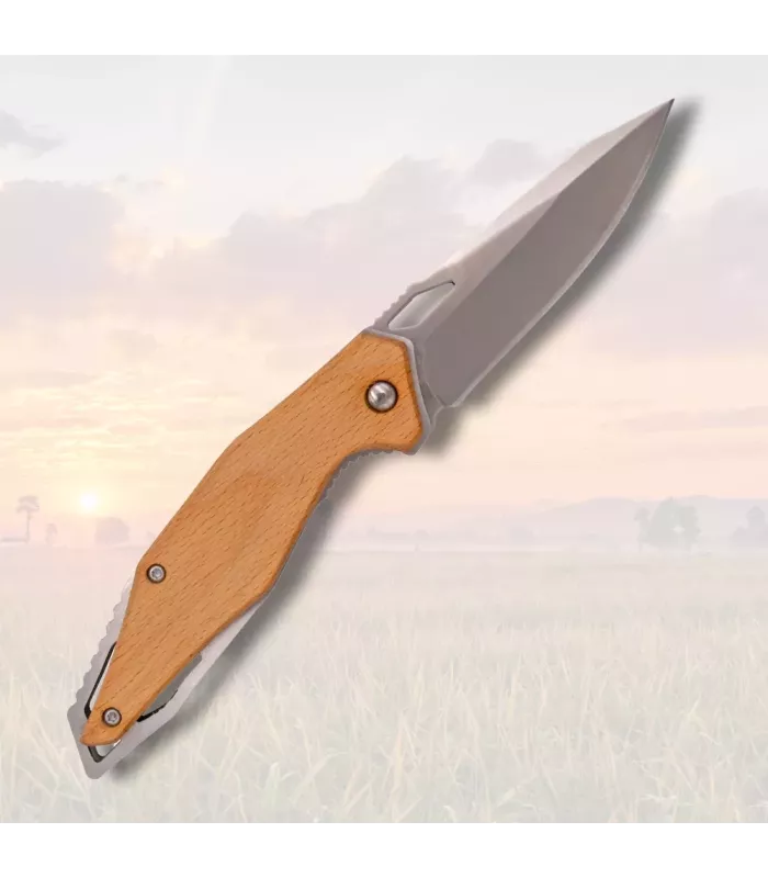 Satin-finished field knife (19.4 cm.) ⚔️