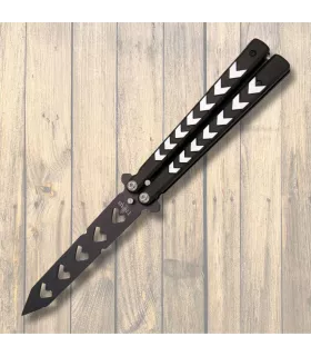Faltschere, dritte Übung, schwarze Klinge 420 (12,6 cm). ⚔️