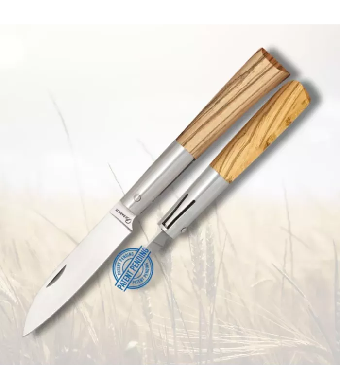 Navaja Albainox cabo de madeira zebra (18,8 cm.) ⚔️