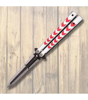 Navaja fan Third, sort-sølv blad 420 (12,6 cm.) ⚔️