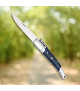 Pennenknipscher, blauwe staminastaal (18,20 cm.) ⚔️