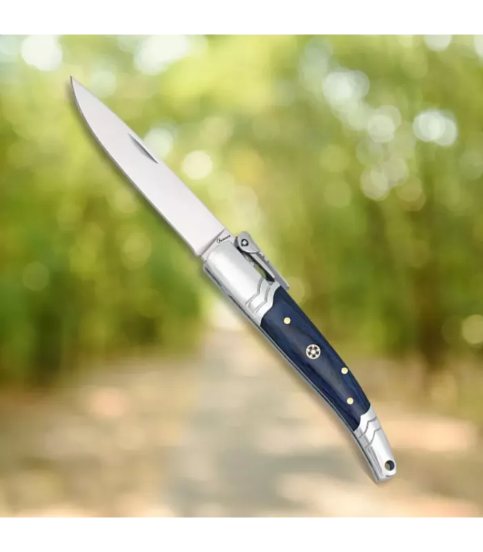 Pennenknipscher, blauwe staminastaal (18,20 cm.) ⚔️