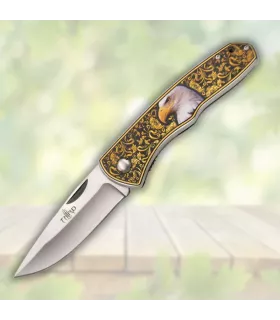 Couteau de campagne Third décoré d'un aigle (20,7 cm.) ⚔️