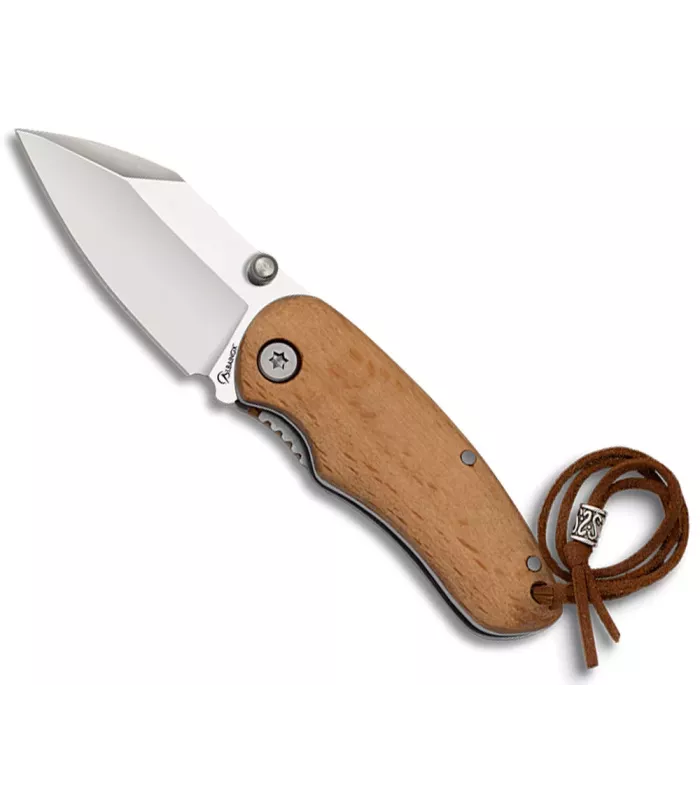 Field knife brand Albainox with wooden handle (13 cm.) ⚔️