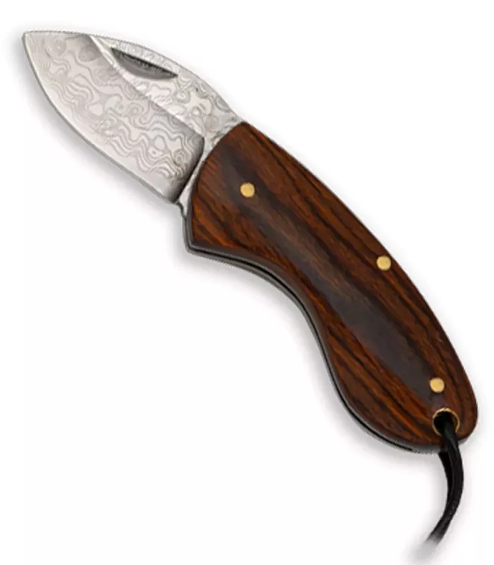 Field Knife brand Albainox Damascus design (11 cm.) ⚔️