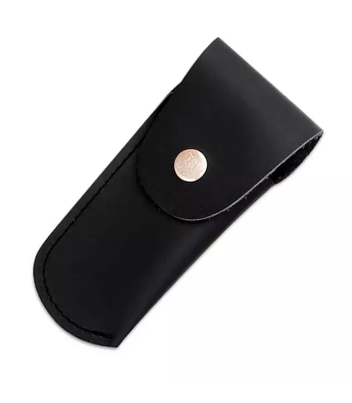 Custodia Cudeman in pelle nera per coltelli (10 cm.) ⚔️