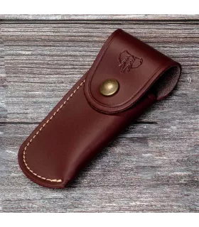Étui Cudeman en cuir marron pour couteaux (10 cm.) ⚔️