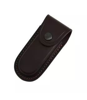 Hartes Lederetui in braun für Messer (9 cm.) ⚔️