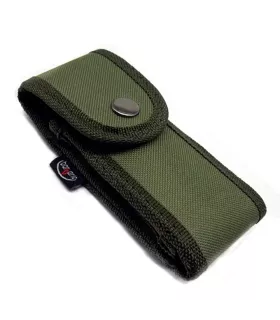Étui en nylon rembourré vert pour couteau (12 cm.) ⚔️