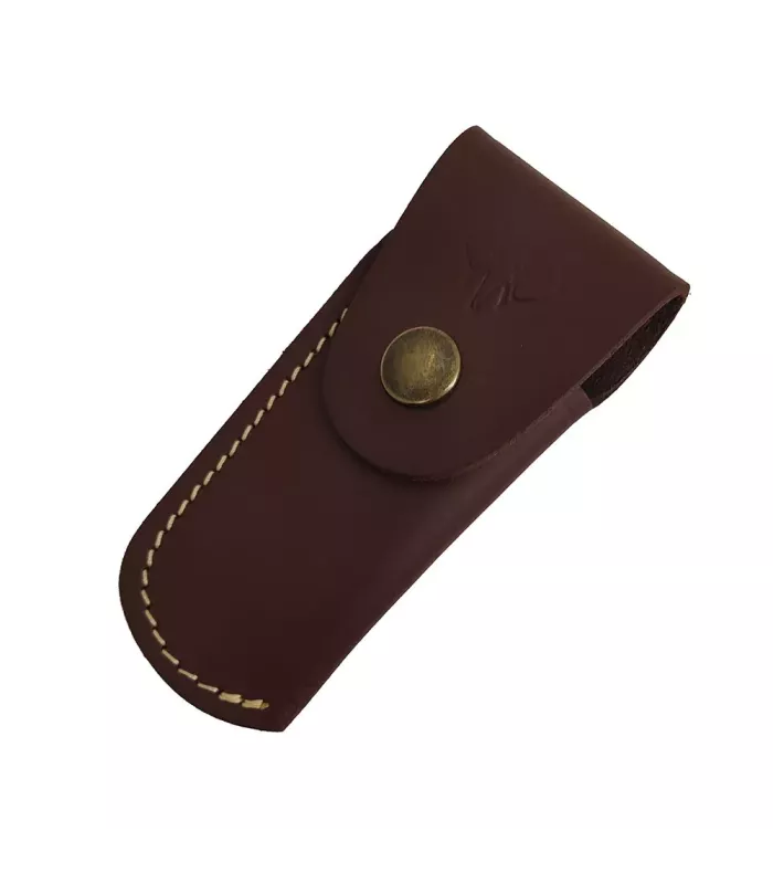 Cudeman Brown Leather Sheath for Knives (9 cm.) ⚔️